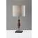 Elton Black & Walnut Wood Table Lamp by Adesso Furniture