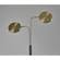 Rowan Black & Antique Brass Led Floor Lamp w/Smart Switch by Adesso Furniture