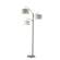 Cabo Brushed Steel Arc Lamp by Adesso Furniture
