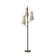 Daniel Black & Antique Brass Floor Lamp by Adesso Furniture
