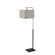 Flora Black & Brushed Steel Floor Lamp by Adesso Furniture