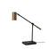 Collette AdessoCharge LED Desk Lamp (Black/Brass) by Adesso Furniture