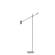 Collette LED Floor Lamp (Brushed Steel) by Adesso Furniture