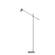 Collette LED Floor Lamp (Brushed Steel) by Adesso Furniture