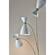 Oscar 3-Arm Arc Lamp- White w/Antique Brass by Adesso Furniture