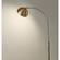 Bolton LED Arc Lamp Antique Brass by Adesso Furniture