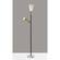 Dixon Combo Torchiere Black w/Antique Brass by Adesso Furniture