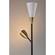 Dixon Combo Torchiere Black w/Antique Brass by Adesso Furniture