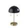 Bowie Antique Brass & Black Table Lamp by Adesso Furniture