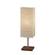 Dune Table Lamp (Walnut/Brushed Steel) by Adesso Furniture
