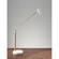 Crane Natural Wood/White Led Desk Lamp by Adesso Furniture