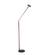Crane Walnut Wood/Black Led Floor Lamp by Adesso Furniture