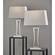 Camila Brushed Steel 2 Piece Table Lamp Bonus Pack by Adesso Furniture
