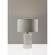 Carrie Clear Ribbed Glass Small Table Lamp by Adesso Furniture