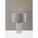 Carrie Clear Ribbed Glass Small Table Lamp by Adesso Furniture