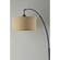 Burlap Bronze Arc Lamp by Adesso Furniture