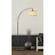 Burlap Bronze Arc Lamp by Adesso Furniture