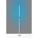 Cole Matte White Led Color Changing Wall Washer Floor Lamp by Adesso Furniture