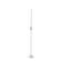 Cole Matte White Led Color Changing Wall Washer Floor Lamp by Adesso Furniture