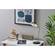 Holmes LED Magnifier Desk Lamp Brushed Steel & Black by Adesso Furniture