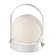 Millie LED RGB Table Lantern White by Adesso Furniture