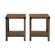 Rustic Wood Side Table - Rustic Oak by Walker Edison