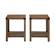 Rustic Wood Side Table - Rustic Oak by Walker Edison