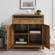 30 Inch Farmhouse Barn Door Accent Cabinet - Reclaimed Barnwood by Walker Edison
