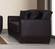 Aisha Brown PU Leather Loveseat by Alpha Furniture