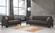 Armada Brown Fabric Loveseat by Alpha Furniture