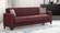 Armada Burgundy Fabric Sofa Bed by Alpha Furniture