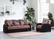 Elegance Beige Polyester Chair by Alpha Furniture