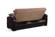 Elegance Beige Polyester Sofa by Alpha Furniture
