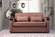 Elegance Brown Microfiber Sleeper Sofa by Alpha Furniture