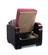 Elegance Burgundy Polyester Chair by Alpha Furniture
