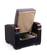 Elegance Gray Polyester Chair by Alpha Furniture