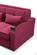 Elegance Red Microfiber Sleeper Sofa by Alpha Furniture