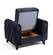 Istanbul Dark Gray Velvet Fabric Chair by Alpha Furniture