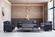 Istanbul Dark Gray Velvet Fabric Loveseat by Alpha Furniture