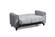 Istanbul Light Gray Velvet Fabric Loveseat by Alpha Furniture