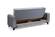 Istanbul Light Gray Velvet Fabric Sofa by Alpha Furniture