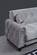 Istanbul Light Gray Velvet Fabric Sofa by Alpha Furniture
