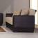 Jersey Beige & Brown PU Leather Arms Loveseat by Alpha Furniture