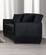 Lola Black PU Leather Loveseat by Alpha Furniture