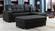London Corner Black Sectional by Alpha Furniture