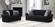 Madrid Black Fabric Loveseat by Alpha Furniture