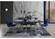 Nepal 72" Black Dining Table w/Silver Legs by Alpha Furniture