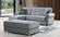 Paris Gray Reversible Sectional by Alpha Furniture
