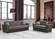 Salinas Brown Microfiber Sofa Bed by Alpha Furniture