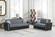 Salinas Gray Microfiber Sofa Bed by Alpha Furniture